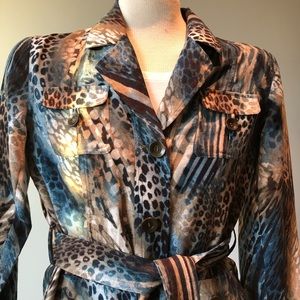 Chico’s jacket faux suede EUC